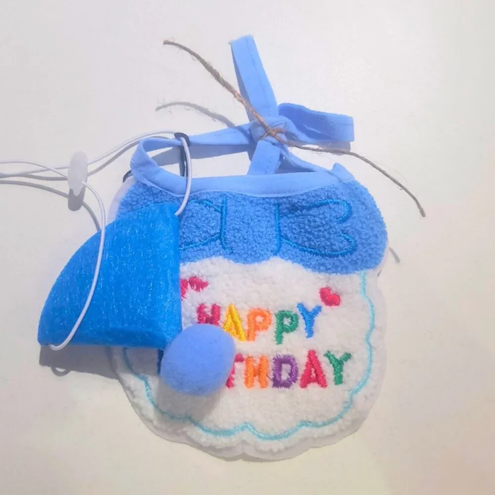 Dog  or Cat Birthday Hat & Bib - Picture 3 of 3
